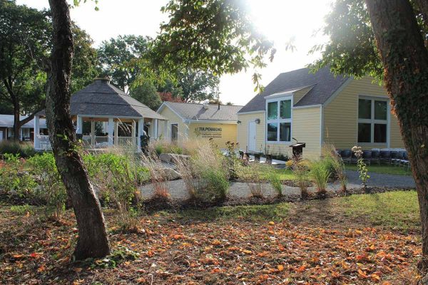 The Tulpehaking Nature Center at the Abbott Marshlands in Trenton, NJ, is tucked away in a neighborhood, with access to trails & marshlands.
